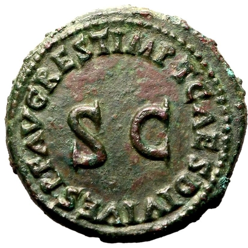 26 - Good Very Fine; a striking portrait of Drusus | ROMAN EMPIRE. Drusus (son of Tiberius, Caesar). Bron... 