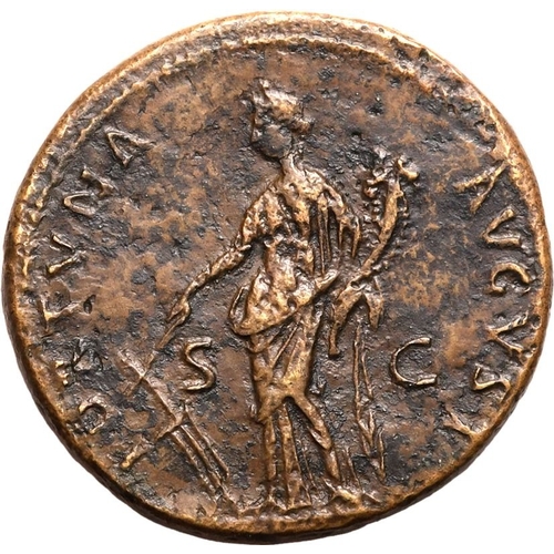 112 - Extremely Fine; boasting a portrait of marvellous style and 'Tiber' patina | ROMAN EMPIRE. Nerva. Br... 