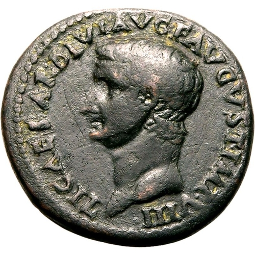 20 - About Good Very Fine; cleaning marks | ROMAN EMPIRE. Tiberius. Bronze as, AD 80-81. Rome. Restitutio... 