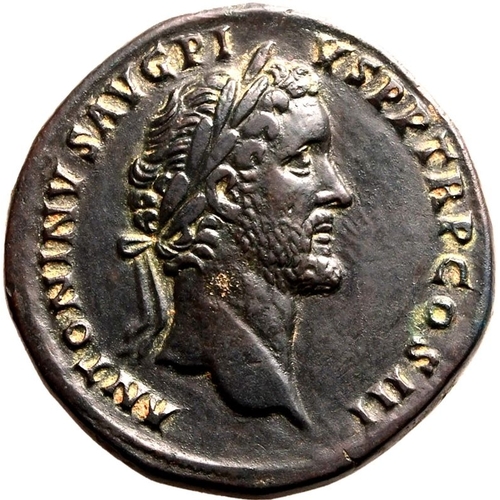 208 - About Good Very Fine; smoothed and lightly tooled | ROMAN EMPIRE. Antoninus Pius. Bronze sestertius,... 