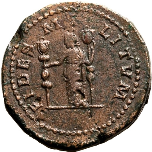 481 - About Good Very Fine; smoothed fields, attractive for the issue | ROMAN EMPIRE. Postumus. Bronze dou... 