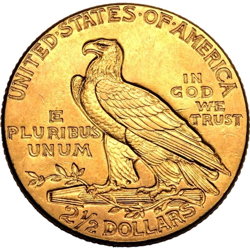 147 - UNITED STATES. QUARTER EAGLE. Indian Head, 1908-29. Gold 2 1/2 dollars, 1911. Philadelphia. Native A... 