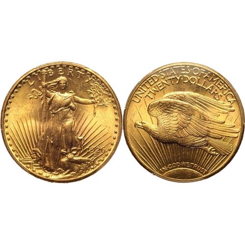 148 - UNITED STATES. DOUBLE EAGLE. Saint-Gaudens, 1907-33. Gold 20 dollars, 1926. Philadelphia. Liberty st... 