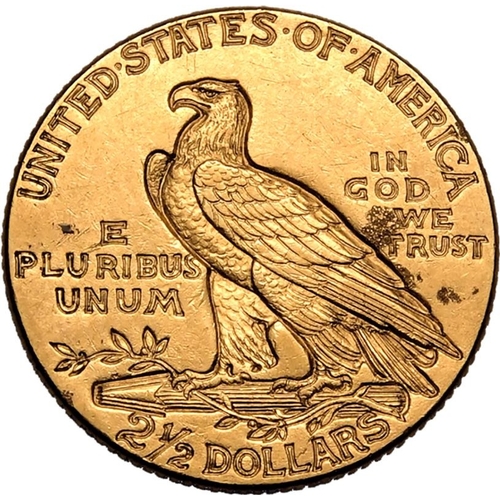 149 - UNITED STATES. QUARTER EAGLE. Indian Head, 1908-29. Gold 2 1/2 dollars, 1927. Philadelphia. Native A... 