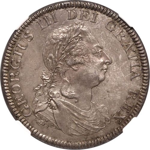 38 - GREAT BRITAIN. George III, 1760-1820. Silver dollar (5 shillings), 1804. Bank of England (Soho Mint)... 