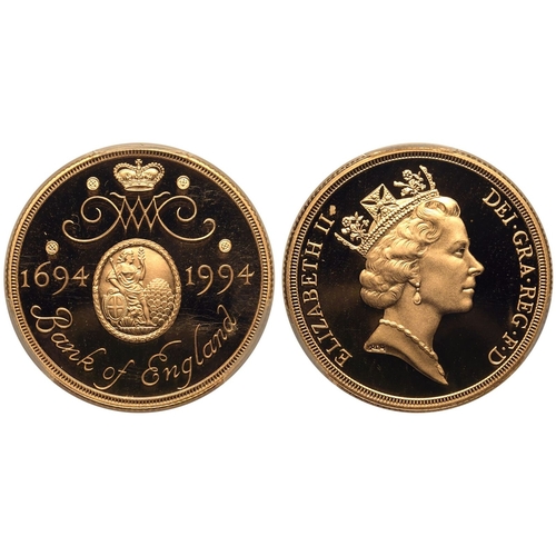 103 - UNITED KINGDOM. Elizabeth II, 1952-2022. Gold 2 pounds, 1994. Royal Mint. Proof Mule with Double Sov... 