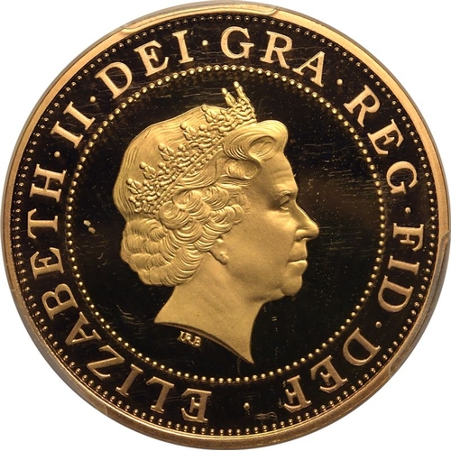 115 - UNITED KINGDOM. Elizabeth II, 1952-2022. Gold 2 pounds, 2005. Royal Mint. Proof. Commemorating the 6... 