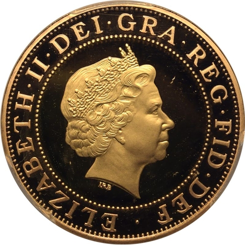 116 - UNITED KINGDOM. Elizabeth II, 1952-2022. Gold 2 pounds, 2005. Royal Mint. Proof. Struck to commemora... 