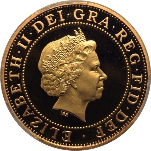 119 - UNITED KINGDOM. Elizabeth II, 1952-2022. Gold 2 pounds, 2007. Royal Mint. Proof. Commemorating the T... 