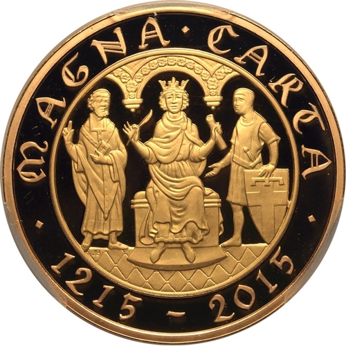 136 - UNITED KINGDOM. Elizabeth II, 1952-2022. Gold 2 Pounds, 2015. Royal Mint. Proof. Commemorates the 80... 