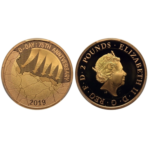 149 - UNITED KINGDOM. Elizabeth II, 1952-2022. Gold 2 pounds, 2019. Royal Mint. Proof. Commemorating the 7... 