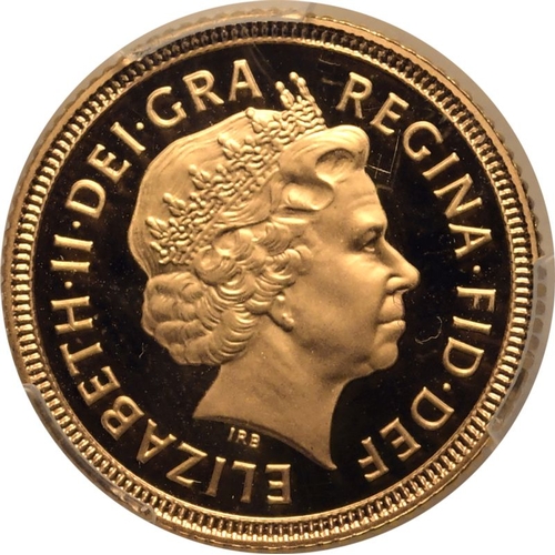 175 - UNITED KINGDOM. Elizabeth II, 1952-2022. Gold Half-Sovereign, 2002. Royal Mint. Proof. Commemorating... 