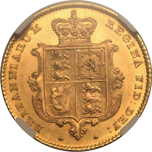 52 - UNITED KINGDOM. Victoria, 1837-1901. Gold Half-Sovereign, 1842. London. First small young head of Vi... 