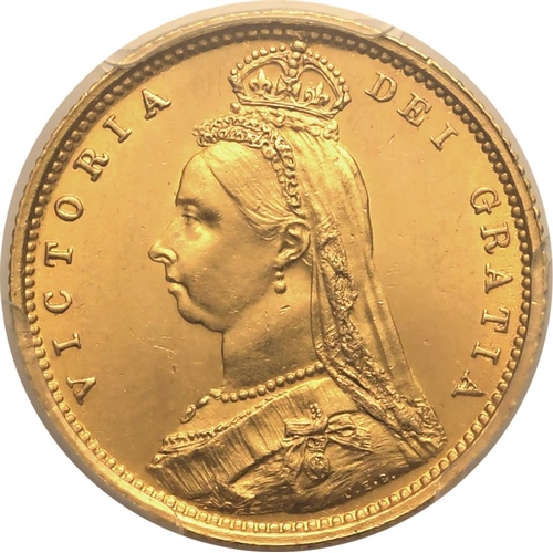 55 - UNITED KINGDOM. Victoria, 1837-1901. Gold Half-Sovereign, 1887. London. Hooked J DISH L503. The issu... 