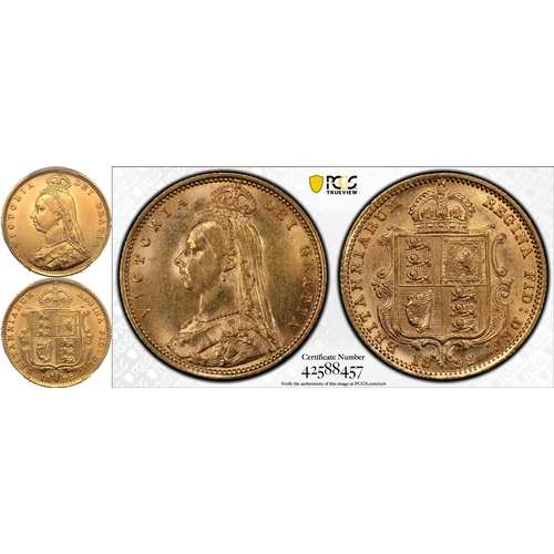 60 - UNITED KINGDOM. Victoria, 1837-1901. Gold Half-Sovereign, 1892. London. No JEB Low shield DISH L516.... 