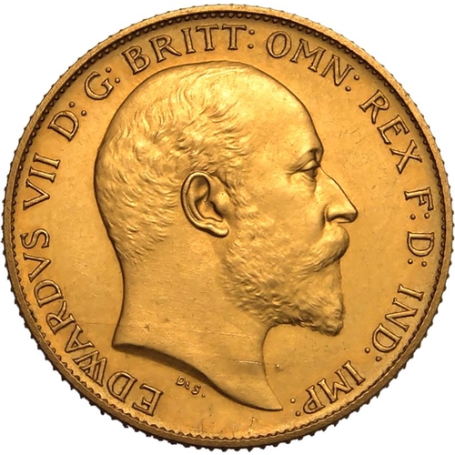 64 - UNITED KINGDOM. Edward VII, 1901-10. Gold Half-Sovereign, 1902. London. Matte proof. Bare head right... 