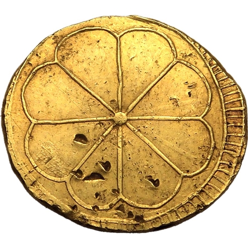 1 - Chopmarks, otherwise good very fine.  | ENGLAND. Anonymous. Gold Token, ND (13th century). Anonymous... 