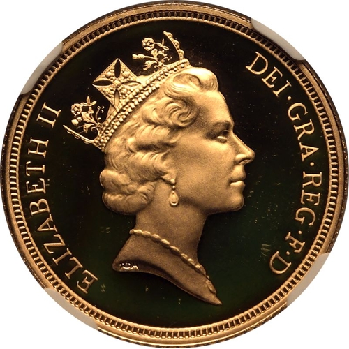 134 - PF 70 ULTRA CAMEO | UNITED KINGDOM. Elizabeth II, 1952-2022. Gold Sovereign, 1996. Royal Mint. Proof... 