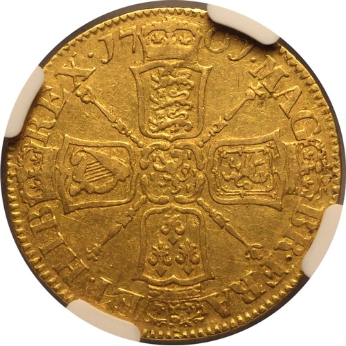 16 - VF 25 | ENGLAND. William III, 1694-1702. Gold Guinea, 1701. London. narrow crowns. Second laureate h... 