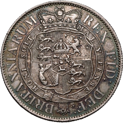 189 - About extremely fine, toned | UNITED KINGDOM. George III, 1760-1820. Silver Halfcrown, 1817. Royal M... 