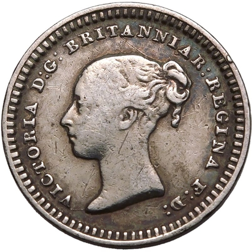 195 - Very Fine | UNITED KINGDOM. Victoria, 1837-1901. Silver 1 1/2 Penny, 1843. Royal Mint (Tower Hill). ... 