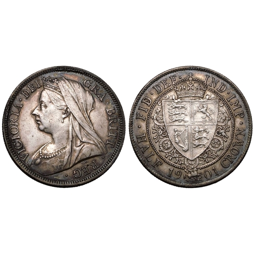 201 - Very Fine | UNITED KINGDOM. Victoria, 1837-1901. Silver Halfcrown, 1901. Royal Mint. Crowned bust of... 