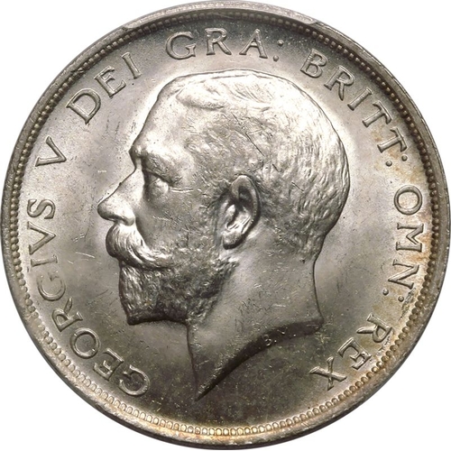 203 - MS64  | UNITED KINGDOM. George V, 1910-36. Silver Halfcrown, 1914. Royal Mint. Bare head of King Geo... 