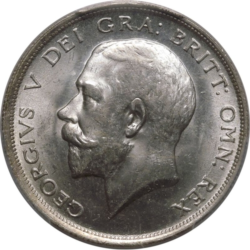 204 - MS64  | UNITED KINGDOM. George V, 1910-36. Silver Halfcrown, 1918. Royal Mint. Bare head of King Geo... 