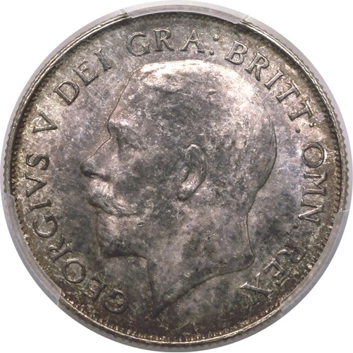 205 - MS65  | UNITED KINGDOM. George V, 1910-36. Silver Shilling, 1926. Royal Mint. Bare head of King Geor... 