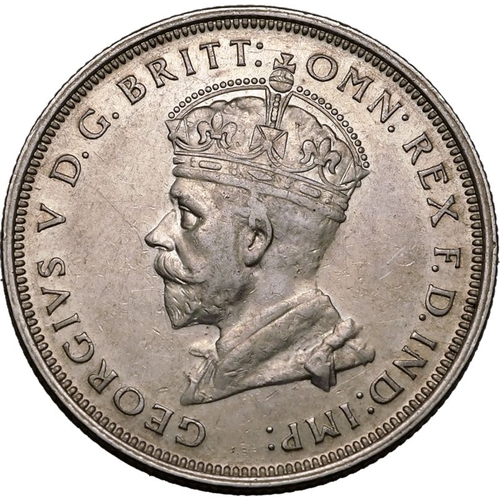 219 - About as struck | AUSTRALIA. George V, 1910-36. Silver Florin, 1927. Melbourne. This coin was struck... 