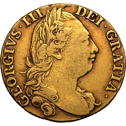 25 - About fine | GREAT BRITAIN. George III, 1760-1820. Gold Guinea, 1778. London. Fourth laureate bust o... 