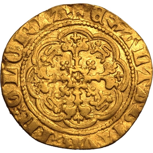 3 - Good very fine and better | ENGLAND. Edward III, 1327-77. Gold Quarter-noble, ND (1361-1369). Tower ... 