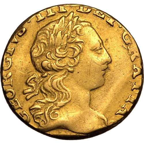 31 - About Good Very Fine | GREAT BRITAIN. George III, 1760-1820. Gold 1/4 Guinea, 1762. London. Laureate... 