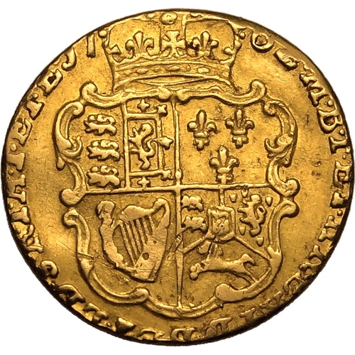 31 - About Good Very Fine | GREAT BRITAIN. George III, 1760-1820. Gold 1/4 Guinea, 1762. London. Laureate... 