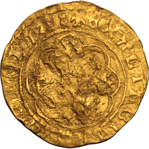 4 - Very fine | ENGLAND. Edward III, 1327-77. Gold Quarter-noble, ND (1361-1369). Tower Mint. The noble ... 