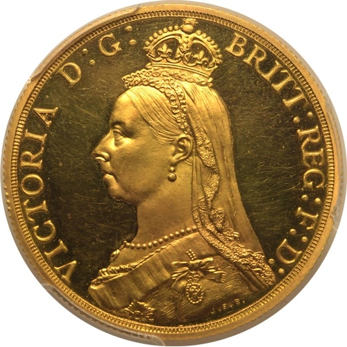 40 - PR64 DCAM | UNITED KINGDOM. Victoria, 1837-1901. Gold 2 Pounds (Double Sovereign), 1887. Royal Mint ... 