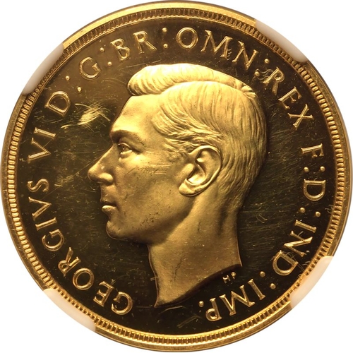 47 - PF 61 CAMEO | UNITED KINGDOM. George VI, 1936-52. Gold 2 Pounds (Double Sovereign), 1937. Royal Mint... 