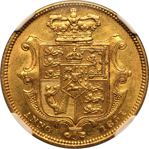 57 - AU 55 | UNITED KINGDOM. William IV, 1830-37. Gold Sovereign, 1831. London. First bust - WW no stops.... 