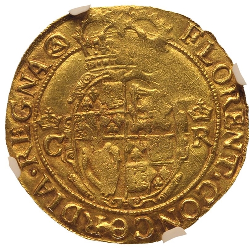 9 - MS 62 | ENGLAND. Charles I, 1625-49. Gold Unite, ND (1641-1643). Tower Mint. Triangle-In-Circle 119b... 