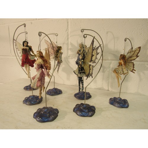 Set of 7 'Dragonsite' fairies all in great condition.