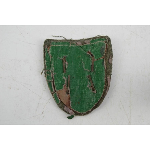 21 - A Krim arm shield with original backing.