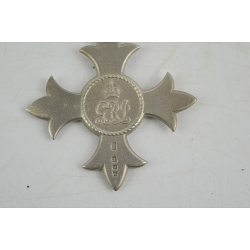 44 - A military MBE WWI medal, silver hallmarked.