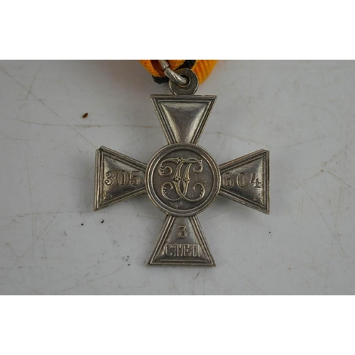 52 - A rare Russian cross, St George for Atlantic Convoys, WWII.