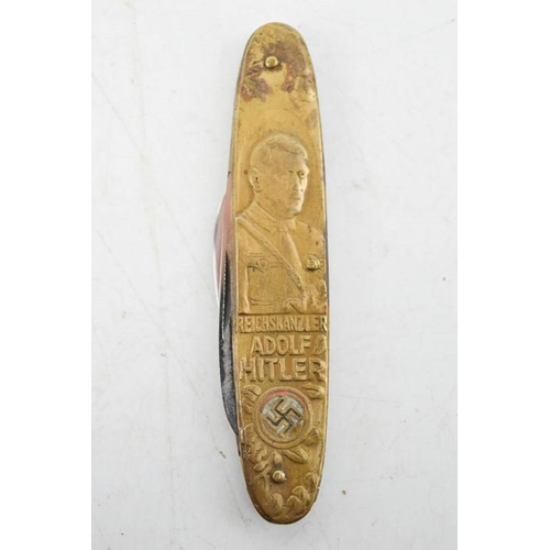 9 - An Adolf Hitler commemorative pen knife.