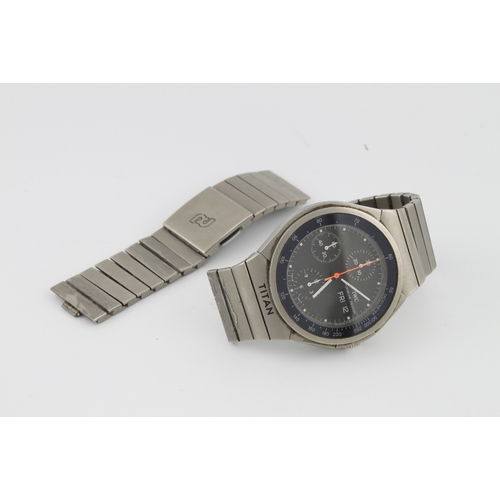 57 - An IWC Porche design Titan wristwatch. A/F