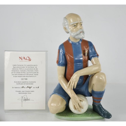 103 - A Lladro Nao porcelain figure of the Avi del Barca, limited edition 788/5000, dated 28th May 1998, w... 