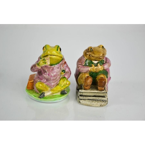 148 - Two Beswick Beatrix Potter figures; Mr Jeremy Fisher and Mr Jackson, 7cm high.