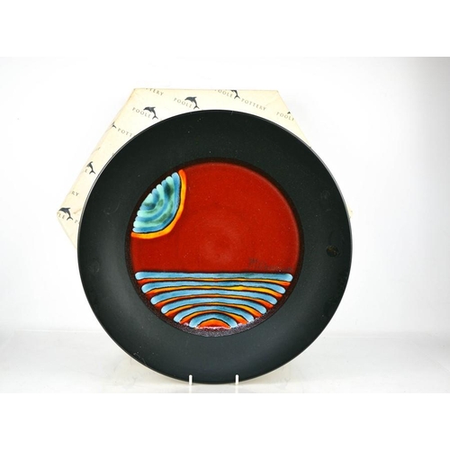 167 - A large Poole charger, 40cm diameter with original box.