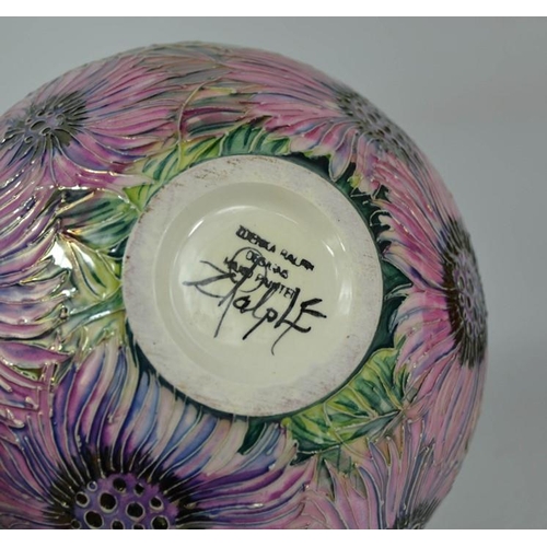 172 - A Zdenka Ralph Poole pottery vase, of ovoid form, signed to the base,13cm high.