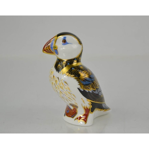 57 - A Royal Crown Derby puffin, MMVIII, with original box.